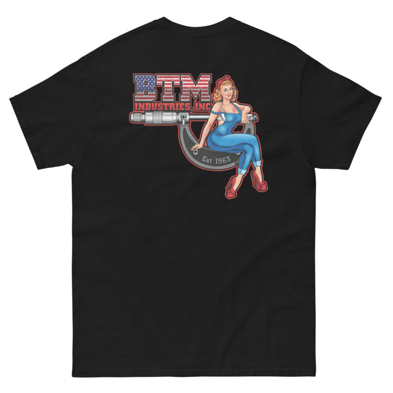 PATRIOTIC PINUP - BLACK TEE - Image 2