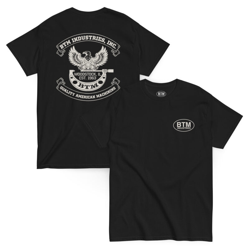 EAGLE & MIC - BLACK TEE